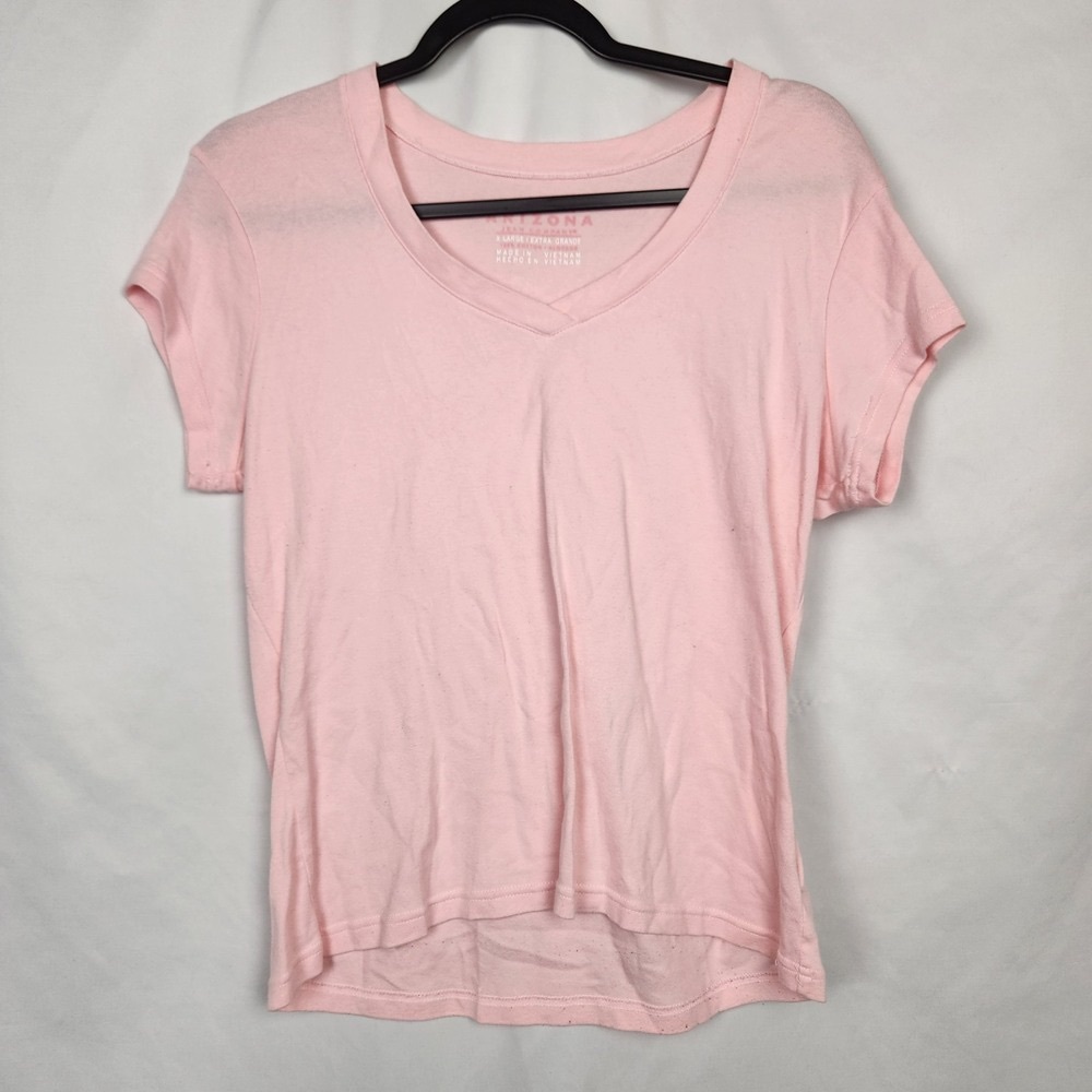 Light Pink V-Neck Short Sleeve Tee - Classic Women’s Top
